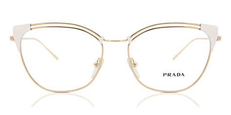 Prada PR 62UV YEP1O1 Eyeglasses in Beige Rose Gold